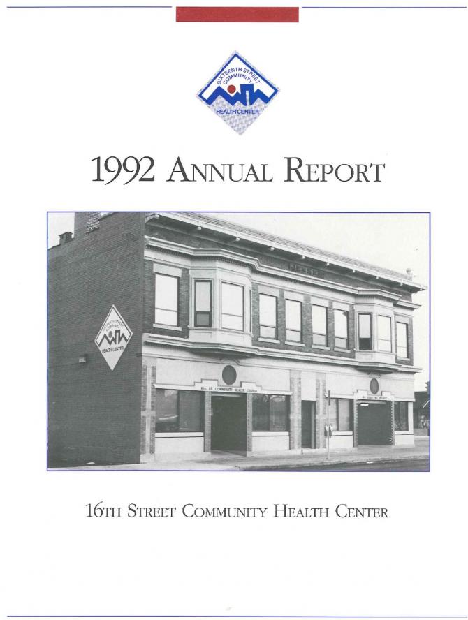 1992 Annual Report Cover